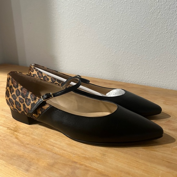 Jon Josef Leopard Print Flats Leather Calf Hair - Picture 10 of 10